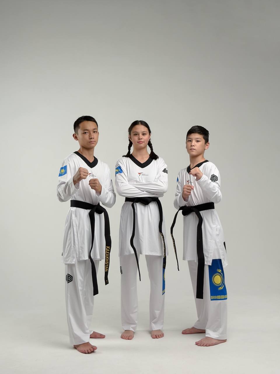Олимпийский добок для таеквондо OWOD c флагом Казахстана