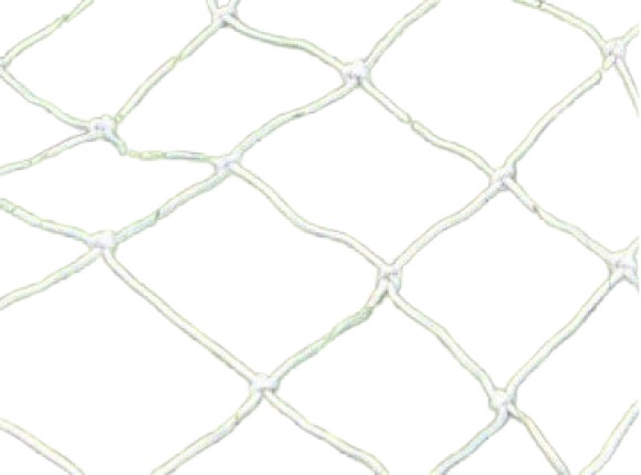 Сетка для футбольных ворот TaiShan 11v11, белая