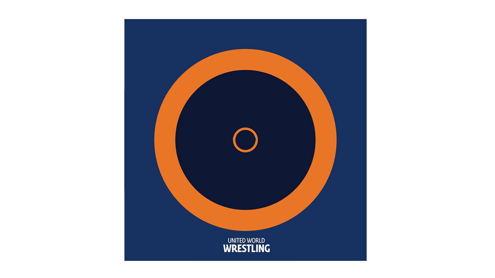 Мат TaiShan, 12×12 м×6 см, с разметкой для борьбы, синий