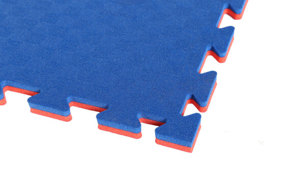 Мат для карате TaiShan, 12000×12000×20 мм, красно-синий