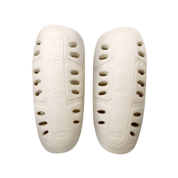 Щитки защита предплечья и голени Tusah EVO,  белые , S,M,L,XL