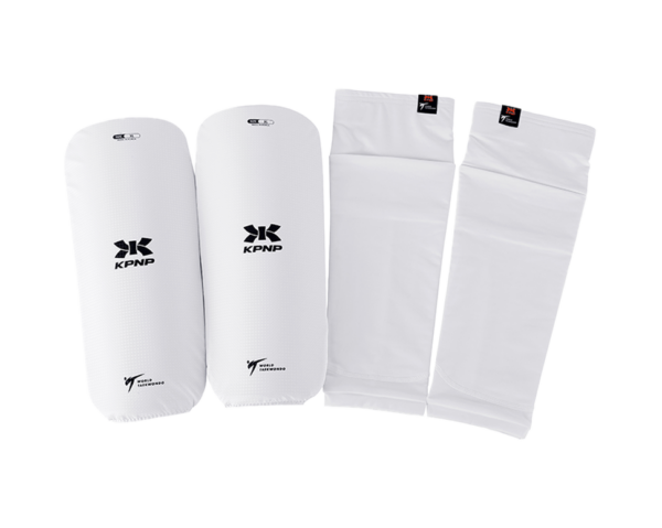 736 Защита голени Black Label Shin Guard (BLSP-WHI)